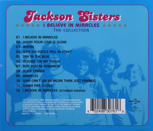 Jackson Sisters: I Believe In Miracles - The Collection [CD]