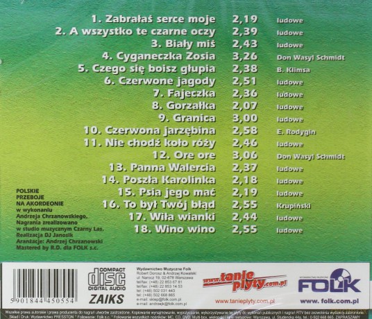 Polskie przeboje na akordeonie 2 [CD]