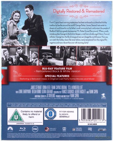Its A Wonderful Life (2019 Remaster) [Blu-Ray]