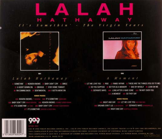 Lalah Hathaway: Its Somethin - The Virgin Years [2CD]