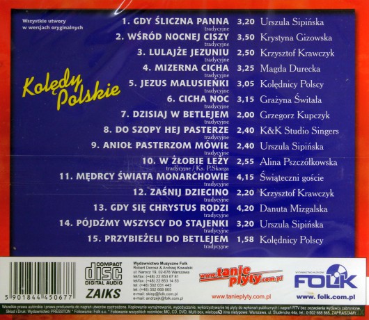 Kolędy polskie [CD]