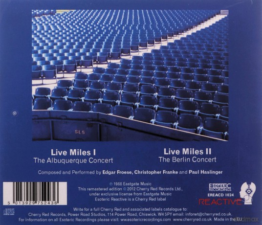Tangerine Dream: Live Miles [CD]