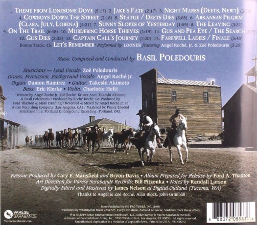Lonesome Dove [CD]
