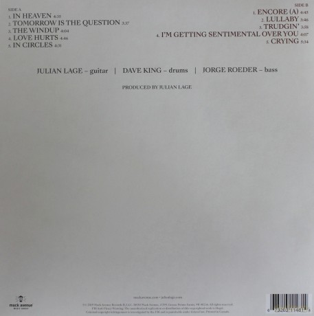 Julian Lage: Love Hurts [Winyl]