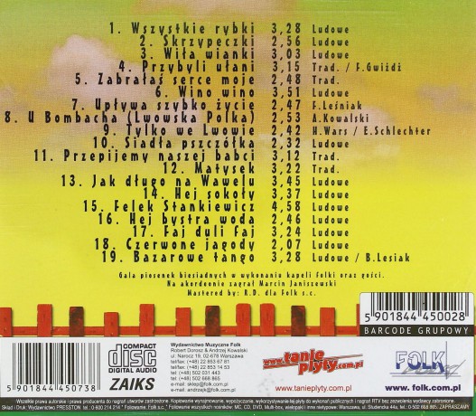 Gala przebojów biesiadnych vol.2 [CD]