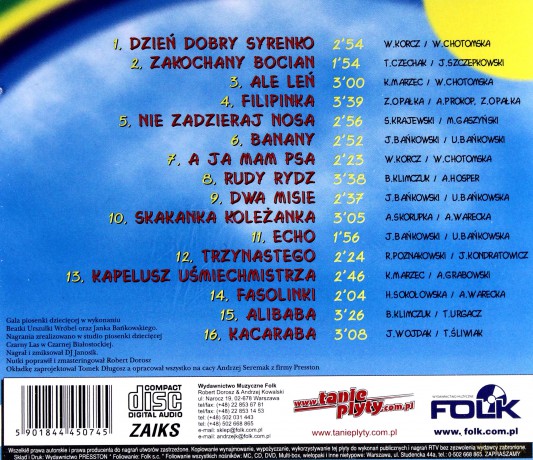 Gala piosenki dziecięcej [CD]