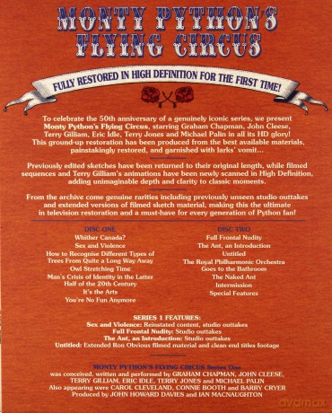 Latający Cyrk Monty Pythona Sezon 1 (digipack) [2xBlu-Ray]