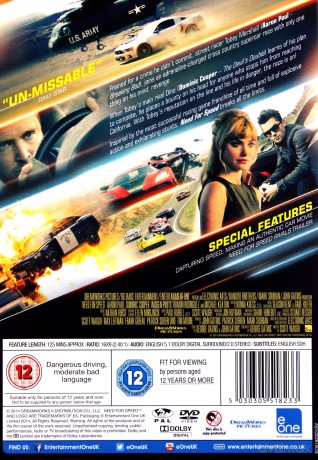 Need For Speed [DVD]