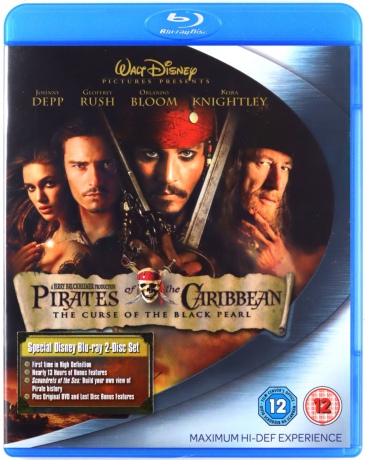 Pirates 1 Curse Of The Black Pearl [2xBlu-Ray]