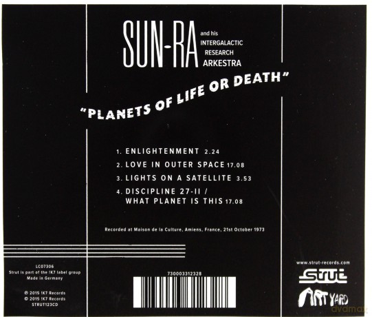 Sun Ra: Planets Of Life Or Death: Amiens 73 [CD]