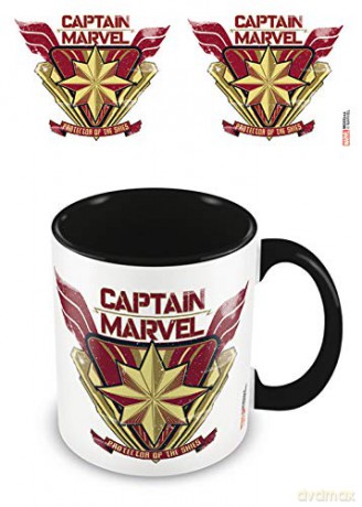 Captain Marvel: Protector (Black Coloured Inner) Kubek
