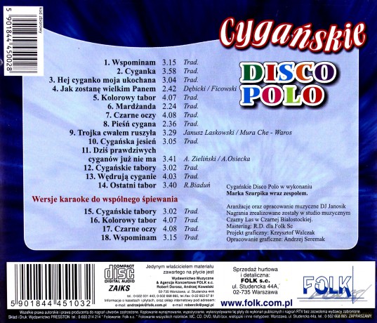Cygańskie Disco Polo vol.2 [CD]