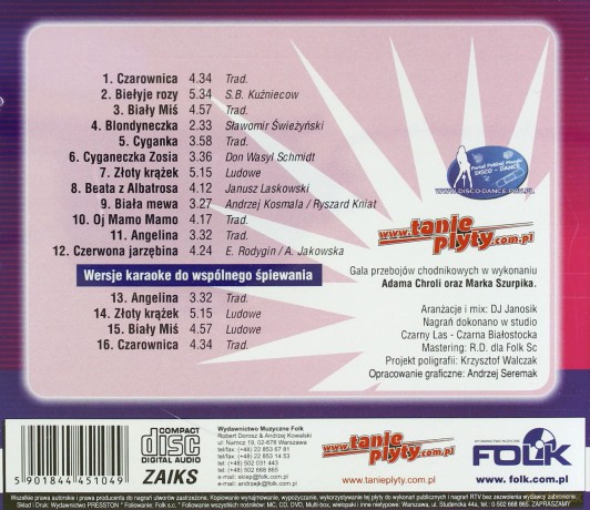 Gala przebojów chodnikowych vol.1 [CD]