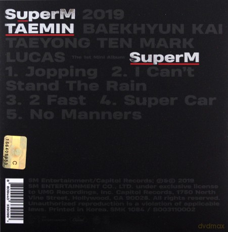 Superm: Superm The 1st Mini Album Superm (Taemin) [CD]