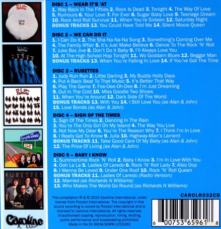 Rubettes: The Albums 1974-197 [5CD]