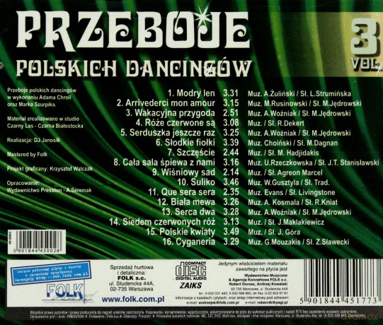 Przeboje polskich dancingów vol.3 [CD]