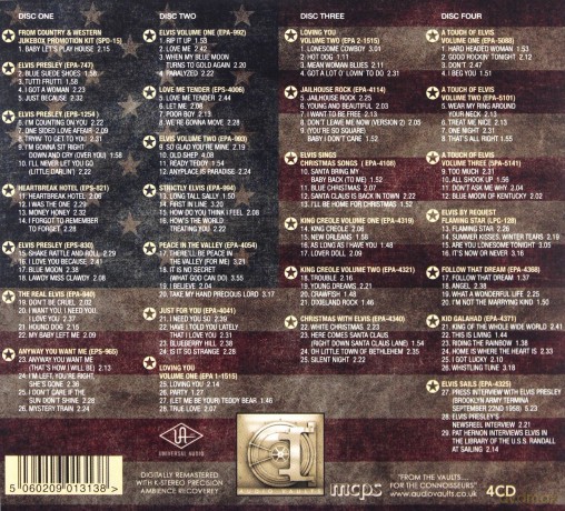 Elvis Presley: The Complete U.S EP Collection 1955-1962 [4CD]