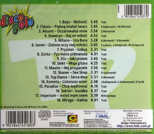Top Super Przeboje Disco Polo vol.3 [CD]