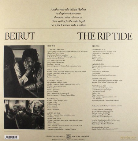 Beirut: The Rip Tide [Winyl]