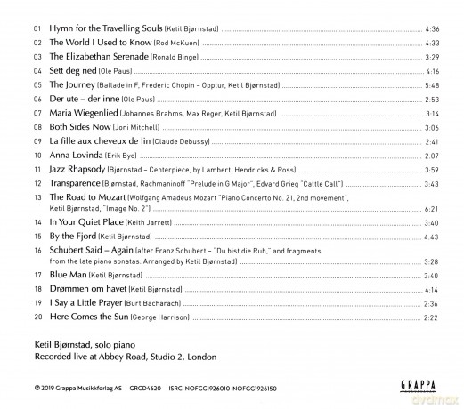 Ketil Bjornstad: The World I Used To Know [CD]