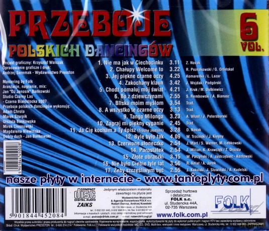 Przeboje polskich dancingów vol.6 [CD]