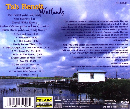 Tab Benoit: Wetlands [CD]