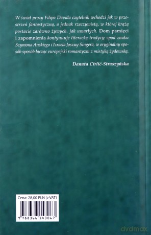 Dom pamięci i zapomnienia - Filip David [KSIĄŻKA]