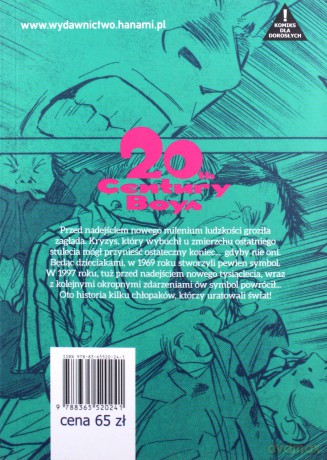20th Century Boys. Chłopaki z dwudziestego wieku (Tom 1) - Naoki Urasawa [KOMIKS]