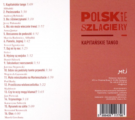 Polskie szlagiery: Kapitańskie tango [CD]