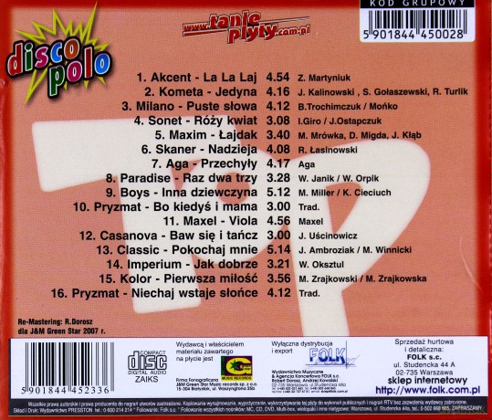 Top Super Przeboje Disco Polo vol.4 [CD]