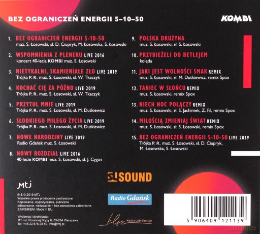 Kombi: Bez ograniczeń energii 5-10-50 [CD]