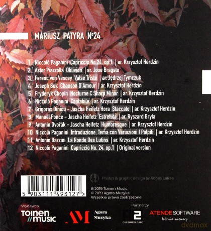 Mariusz Patyra: No.24 [CD]