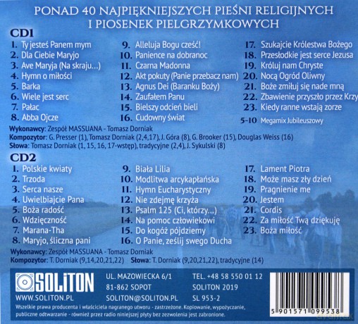 Barka - Najpiękniejsze pieśni religijne i piosenki pielgrzymkowe [2CD]
