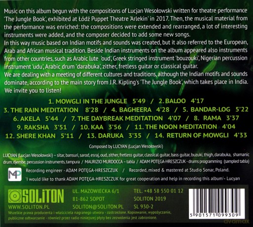 Lucyan: Breath Of Jungle - Relaxing India Spirit [CD]