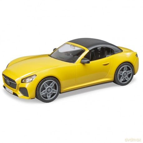 Auto Roadster żółte z wyjmowanym dachem