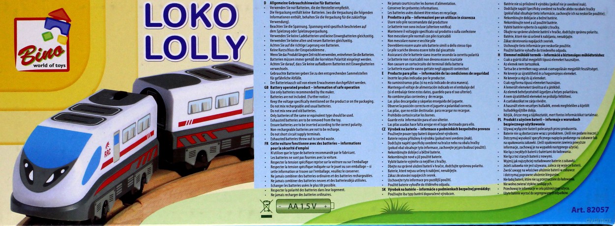 Pociąg na baterie 82057