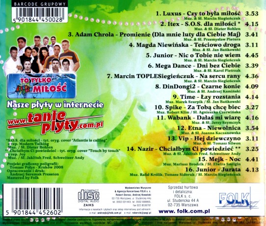 To tylko Miłość [CD]