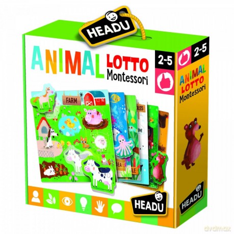 Układanka HEADU Zwierzęta lotto
