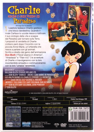 All Dogs Go to Heaven (Wszystkie psy ida do nieba) [DVD]