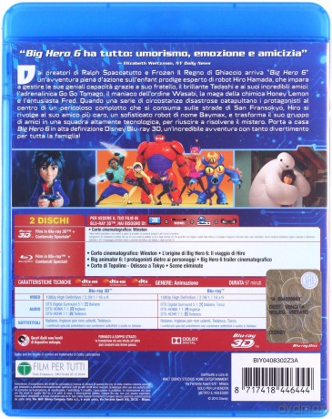Big Hero 6 (Wielka szóstka) [Blu-Ray]+[Blu-Ray 3D]