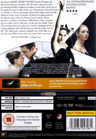 Black Swan (Czarny łabędź) [DVD]