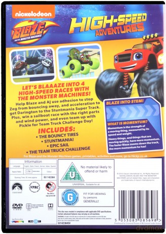 Blaze And The Monster Machines: High Speed Adventures (Blaze i Mega Maszyny) [DVD]