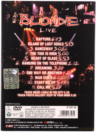 Blondie - Live [DVD]