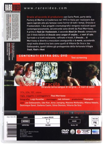 Blood for Dracula (Krew dla Draculi) [DVD]