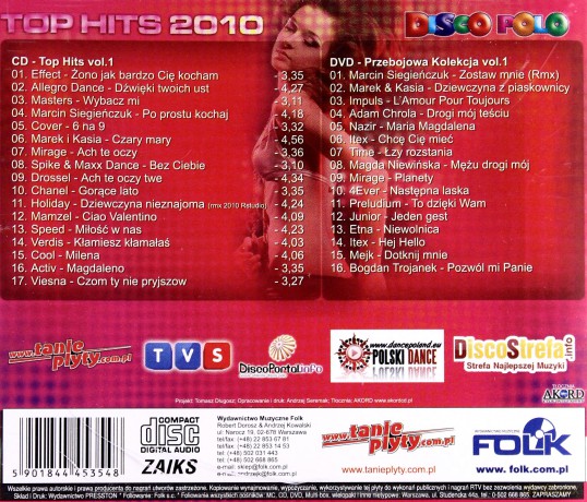 Top Hits Disco Polo 2010 vol. 1 [CD]+[DVD]