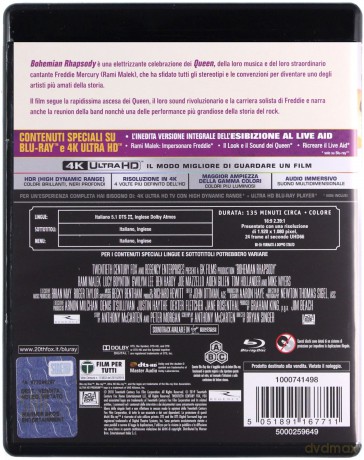 Bohemian Rhapsody [Blu-Ray 4K]+[Blu-Ray]