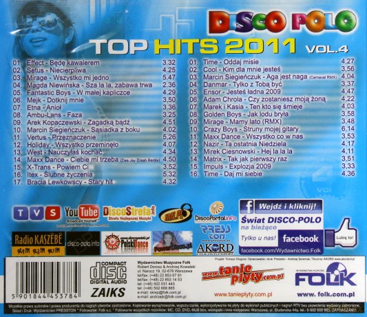 Top Hits Disco Polo 2011 vol. 4 [2CD]