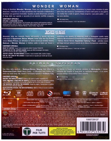Boxset Dc 3 Movies [3xBlu-Ray]