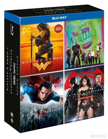 Boxset Dc 3 Movies [4xBlu-Ray]