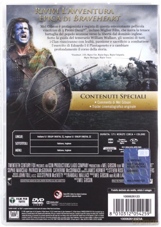 Braveheart (Braveheart - Waleczne serce) [DVD]